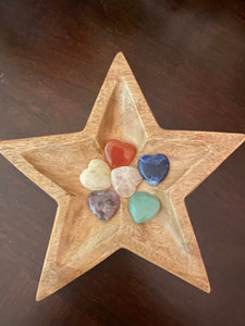 Star Wood Bowl (crystals not included)