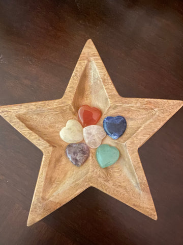 Star Wood Bowl (crystals not included)