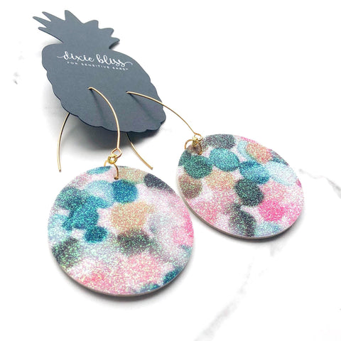 VEGAS IN GARDEN SHIMMER DIXIE BLISS EARRINGS