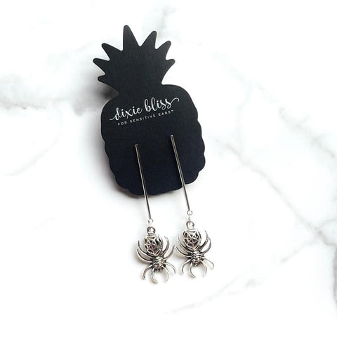 PULLING STRINGS SPIDER DIXIE BLISS EARRINGS