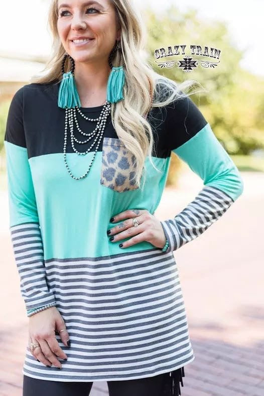 Coffee Date Crazy Train Tunic