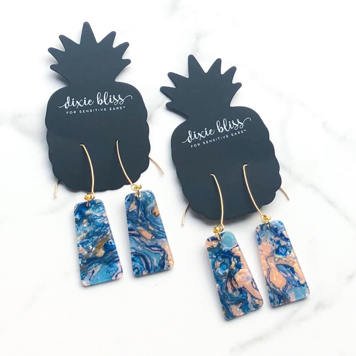 NEW CHARLESTON IN COOL WATERS DIXIE BLISS EARRINGS