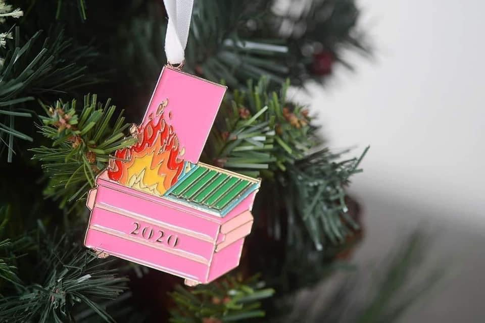 Dumpster Fire Ornaments