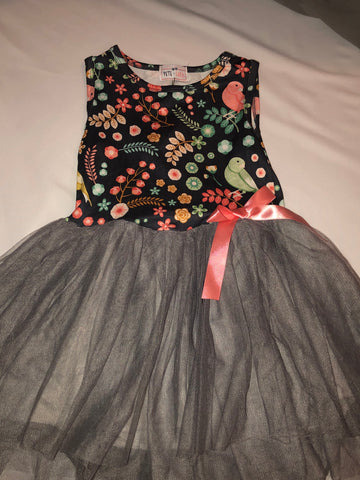 Floral/ birds Kids Tutu dress