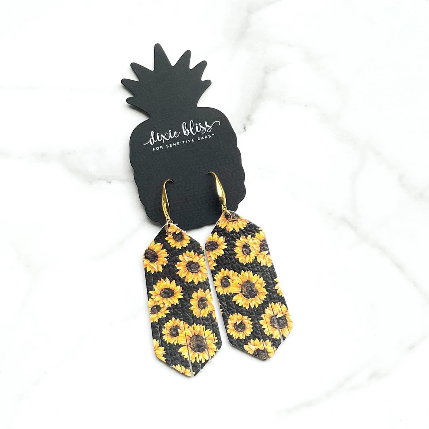 SAHARA IN SUNFLOWERS DIXIE BLISS EARRINGS