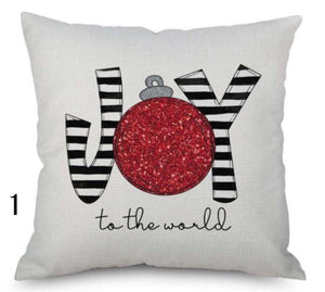 CHRISTMAS PILLOW COVERS (COVERS ONLY)