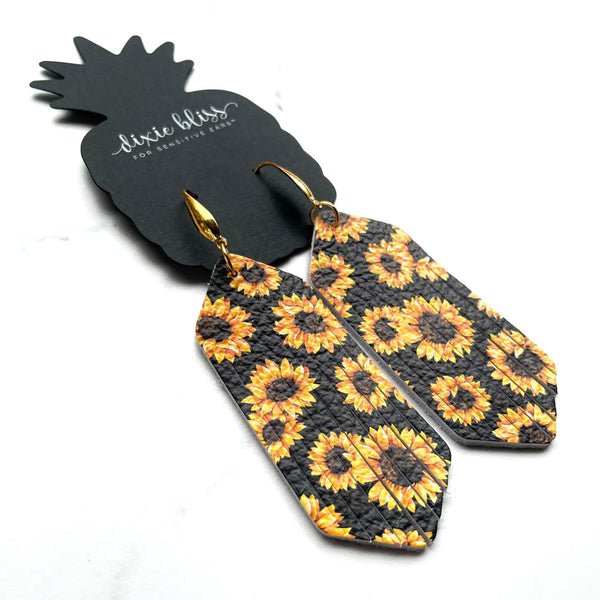 SAHARA IN SUNFLOWERS DIXIE BLISS EARRINGS