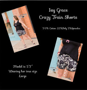 Ivy Grace Crazy Train Shorts