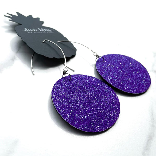 NEW VEGAS IN IMPERIAL PURPLE DIXIE BLISS EARRINGS