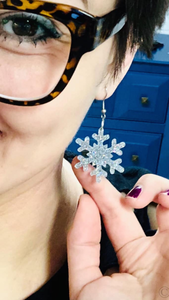 SMALL SNOWFLAKE DIXIE BLISS EARRINGS