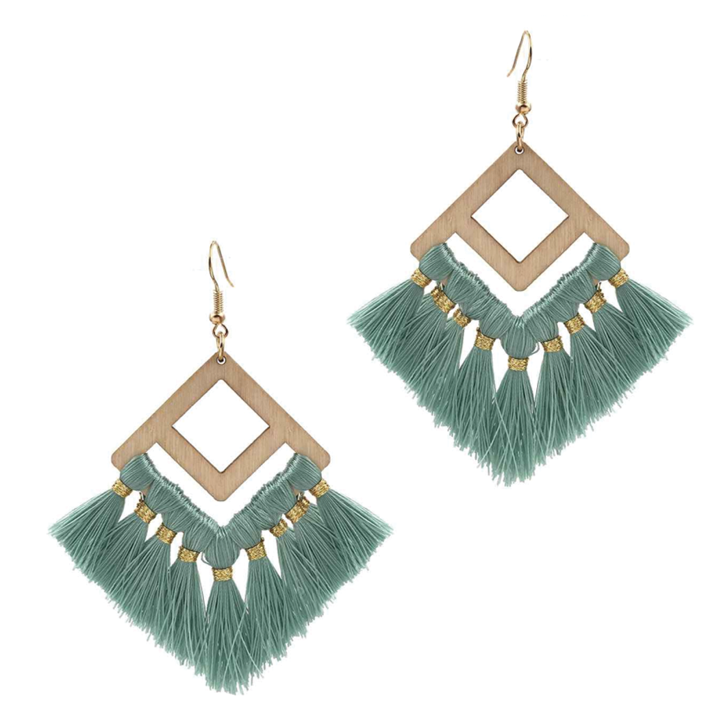 Millie Earrings - Mint