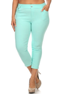 Jegging Capri in Turquoise