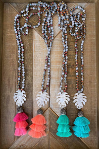 TIERED TASSEL NECKLACE