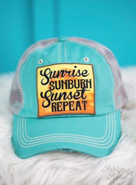 Sunrise Sunburn Sunset Repeat G&E Hat