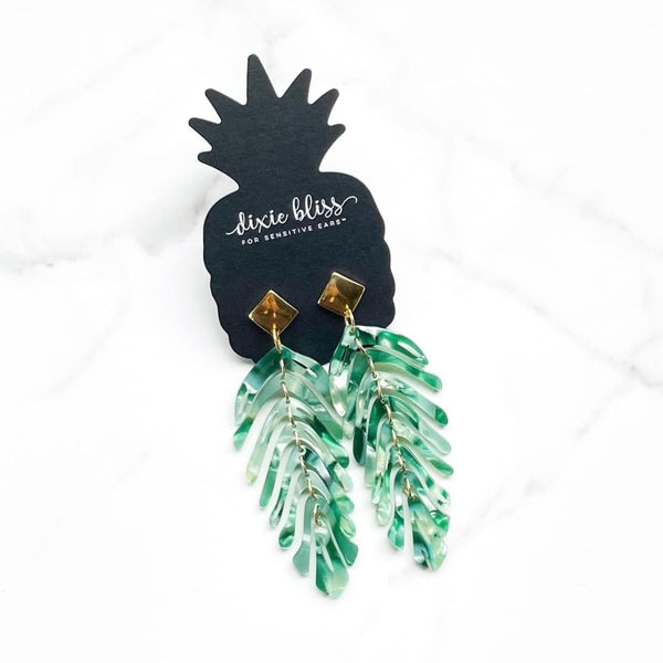 NEW CHANDLER IN SOFT JADE DIXIE BLISS EARRINGS