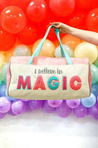 I BELIEVE IN MAGIC CHIC DUFFLE BAG