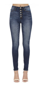 KAN CAN Non-Distressed Button fly Jeans