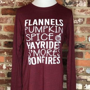 Flannels Pumpkin Spice/ Fall Shirts
